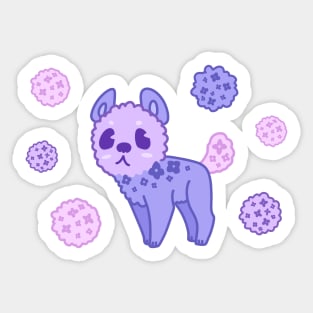 Hydrangea Hyena Sticker